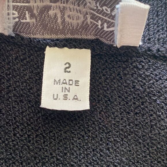 St. John by Marie Gray elegant black midi skirt size 2 - Picture 5 of 8